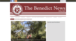 Desktop Screenshot of benedictnewsonline.org